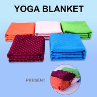 Yoga Blankets Silicone Anti-slip Yoga Blanket Fitness Sweat Absorbing Towel Mat Sport Health Lose Weight Fitness Exercise Pads