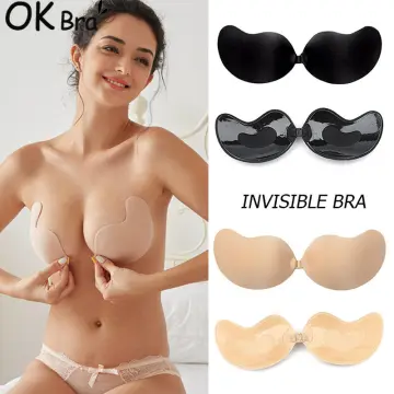 3/4 Cup Sexy Transparent Clear Push Up Bra For Women Bra Invisible