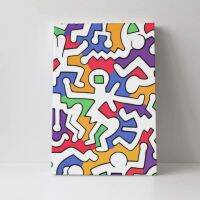 Keith Haring 40*60ซม. รูปภาพ HD สั่งทำผ้าใบวาดภาพศิลปะบนผนังสำหรับภาพฝาผนังการตกแต่งบ้าน