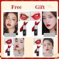 [สินค้าใหม่]ลดรับปีใหม่ สวยทุกสี free gift ลิปสติกเนื้อซาตินสีชัด ปากไม่แห้ง 4 สี สุ่มส่ง[ลด 50 % ]