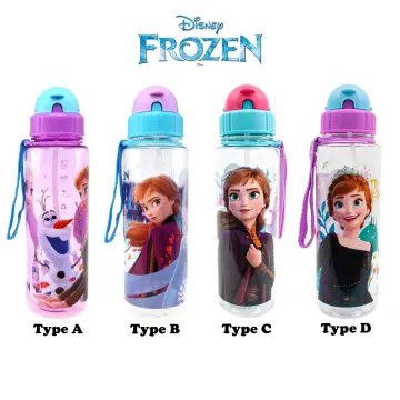 Disney Plastic Water Bottle - Frozen - Anna, Elsa and Olaf