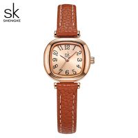 Reloj Mujer Shengke SK นาฬิกาแฟชั่นผู้หญิงนาฬิกาข้อมือควอตซ์ของผู้หญิงที่สง่างามนาฬิกาสตรีเดิม Relogio Feminino HP ร้านค้า