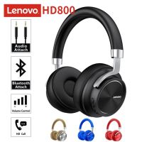 Lenovo Hd800 ชุดหูฟังบลูทูธไร้สายพับได้สําหรับคอมพิวเตอร์