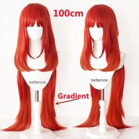 Nilou Cosplay Wig Genshin Impact Long Straight Red Wig Cosplay Anime Cosplay Wigs Heat Resistant Synthetic Pre Styled Wigs