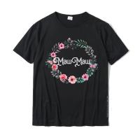 MotherS Day Gift For Grandma Men Floral Maw-Maw Tee Casual Cotton Men Tops &amp; Tees Print Classic T Shirts