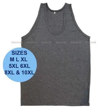 Sando Shirt Black For Gym XSmall to 5XL Plus Size Unisex