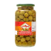 New item มีฮาลาล (x 1) Crespo Green Olives Stuffed with Pimiento Paste 907g ++ คริสโป มะกอกเขียวสอดไส้พริกเผา 907g