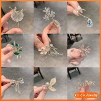 ใหม่ เข็มกลัด เพทายคริสตัล ดอกไม้ เครื่องประดับ สําหรับผู้หญิง COCOJEWELRY 5201712◈☑