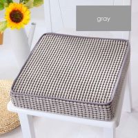 Yingke Bantal Kursi ทาทามิแบบหนาถอดออกได้และซักได้กันลื่นเก้าอี้สำนักงานรถยนต์แผ่นโซฟาหมอนอิงหมอนสำหรับทุกฤดูกาล