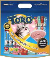 Toro Toro ขนมแมวเลีย รวมรส 52 ซอง 15gX52 ซอง