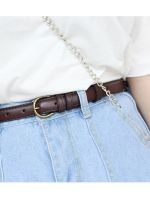 [COD] T retro thin belt female simple all-match Korean students casual decorative dress waist chain