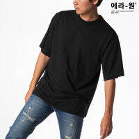 era-won เสื้อยืด Oversize T-Shirt Anti-bacteria สี Black