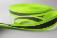 100 Meters Reflective Strips Cloth Reflective Fabric Sewing Tape  3cm *1.5cm width Reflection Warning ribbon Material Safety Cones Tape