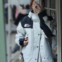 The North Face [Gaopin Pure Original] เวอร์ชั่นอเมริกา1990แจ็คเก็ตใส่โจมตีเสื้อแจ็คเก็ตคู่รักปักสองในหนึ่งตัวชายและหญิงนักเรียนปีนเขา