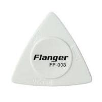 Flanger FP-003 ความหนาสามเหลี่ยมกีตาร์ Picks Antislip สไตล์ Picks 1 ชิ้น สีขาว