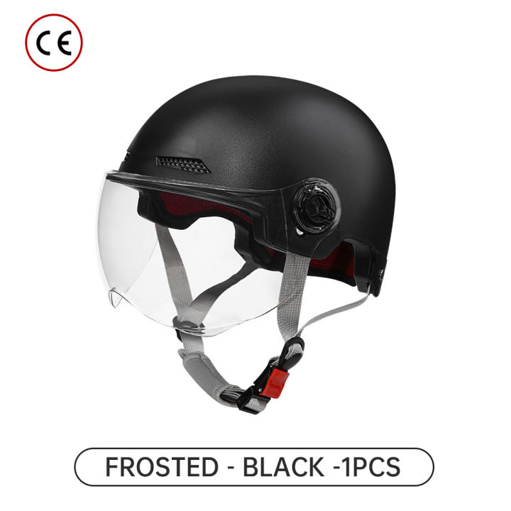 universal-รถจักรยานยนต์-half-face-helmet-หมวกนิรภัย-halfs-helmet-unisex-summer-protector-breathable-helmets