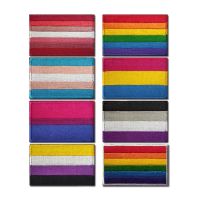 ۩ RAINBOW FLAG Velcros PATCHES PACE GAY LESBIAN PRIDE LBGT Gay Pride Transgender EMBROIDERED WORLD Patches badges Decorative Patch