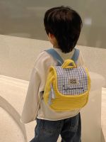 High - end 2023 New kindergarten students cartoon bag pupil cute boy baby canvas parent-child backpack backpack little girl