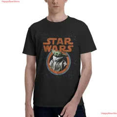Star Wars The Mandalorian The Child Baby Yoda Standing Adult T-Shirt  Licensed