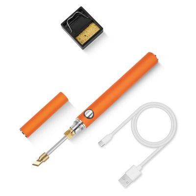 แบตเตอรี่ลิเธียมเหล็กบัดกรีไฟฟ้า5V 15W USB Type-C 1100A ปากกาเครื่องเชื่อมเหล็ก