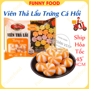 HOÀN TIỀN 10% Bánh Bao Trứng Cá Hồi 500g Viên Thả Nhân Trứng Cá Hồi Ship