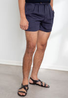 Origin By Zalora - Slim Fit Pleated Shorts made from Tencel