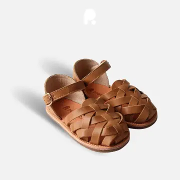 Zara NEW Toddler Girls Shoes Leather Sandals / Brown / US size 6.5 | eBay