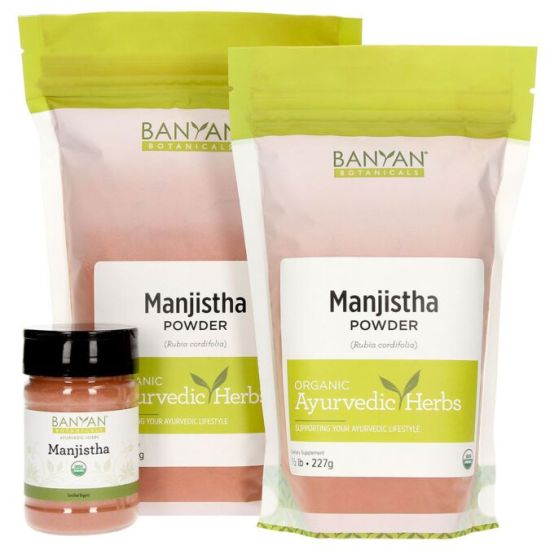 Banyan botanicals manjistha powder - bột manjistha hỗ trợ làn da khỏe mạnh - ảnh sản phẩm 1