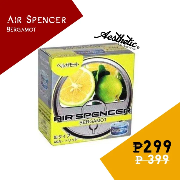 Air Spencer ORIGINAL Air Freshener Car Fragrance (BERGAMOT) Lazada PH