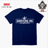 Kaos Baju Kata Unik Ganteng Ini Menyiksaku Kaos Distro - Karimake