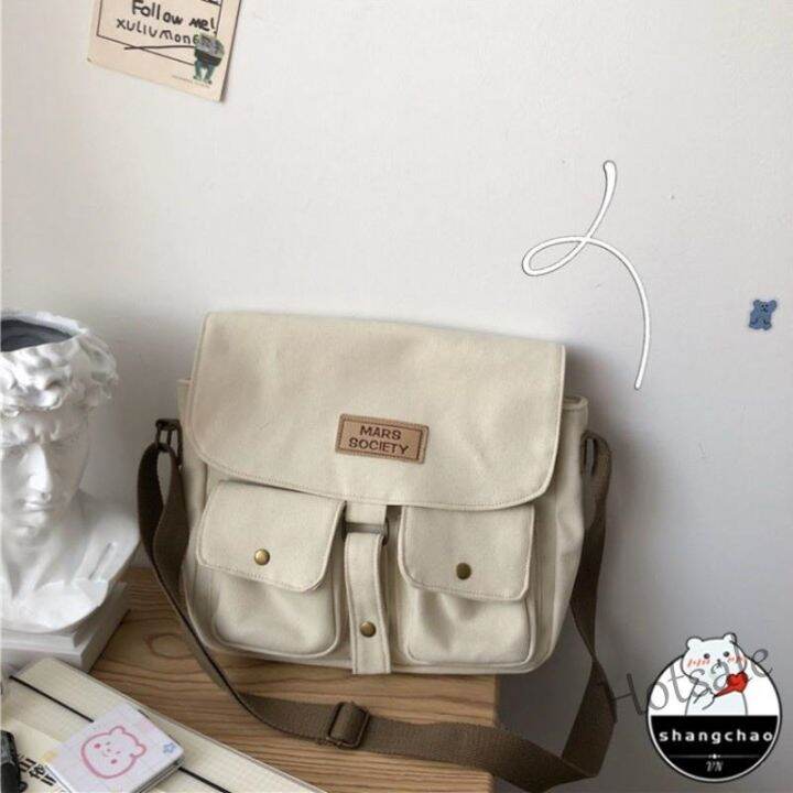 hot-sale-c16-tscfashion-japanese-harajuku-style-tooling-messenger-bag-female-korean-ins-retro-student-canvas-art-college-style-shoulder-bag