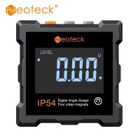 Neoteck Digital Level Box Protractor Angle Finder Level Gauge Bevel Gauge Waterproof Inclinometer with Magnetic Based Backlight