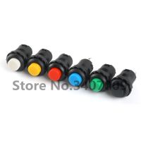 50/100Pcs 12mm Self-Locking/Self-Reset OFF- ON Push Button Switch Minitype Push Button Switches  Power Points  Switches Savers