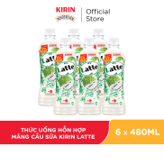 Lốc 6 - Thức Uống Mãng Cầu Sữa KIRIN Latte 480ml