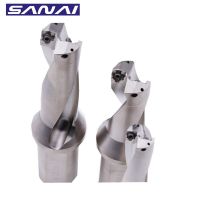 SANAI Fast U Drill 2D WC Series เครื่องกลึง CNC แบบถอดเปลี่ยนได้ความลึก 40.5 มม.－50 มม. สําหรับเม็ดมีดคาร์ไบด์ WCMT06T308 WCMT080412