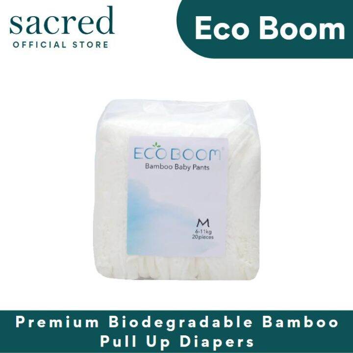 Eco Boom Trial Packs Premium Biodegradable Bamboo Pull Up Diapers