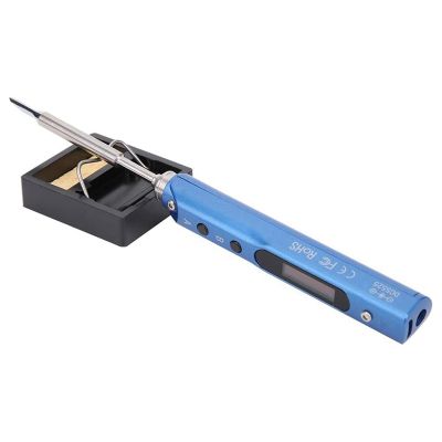 SQ-001 65W 400℃ Digital Display Adjustable Temperature Soldering Iron Soldering Iron Kit +4 Soldering Heads -B