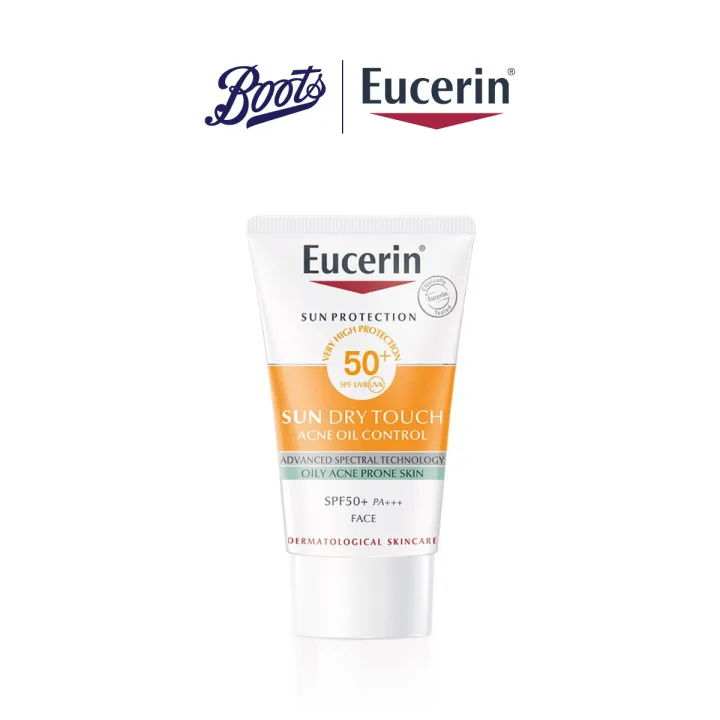 Eucerin Sun Dry Touch Oil Control Spf50+ ยูเซอริน ซัน ดราย ทัช ออยล์ คอนโทรล เฟซ เอสพีเอฟ50+ img 0