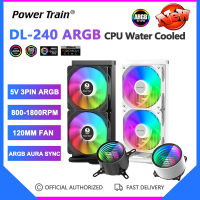 รถไฟฟ้า DL-240 Armb CPU หม้อน้ำระบายความร้อนน้ำแบบบูรณาการ5V 3PIN ของเหลว PWM ซีพียู Cpu ระบายความร้อน Intel LGA1700 115X 20XX AM4 1366 AMD