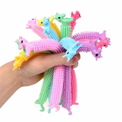 【CW】 Fidget Worm Noodle Stretch String Rope Anti Stress relief  per adulti autismo Vent giocattoli colore casuale