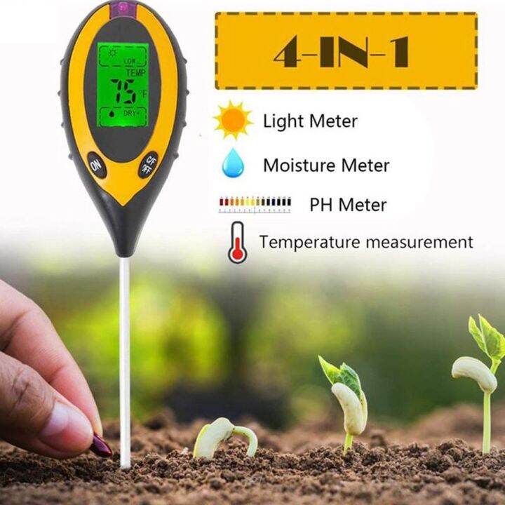 SIQIN Moist Tester Soil Detector PH Tester Humidity Sensor Soil PH Level Tester Garden Tool