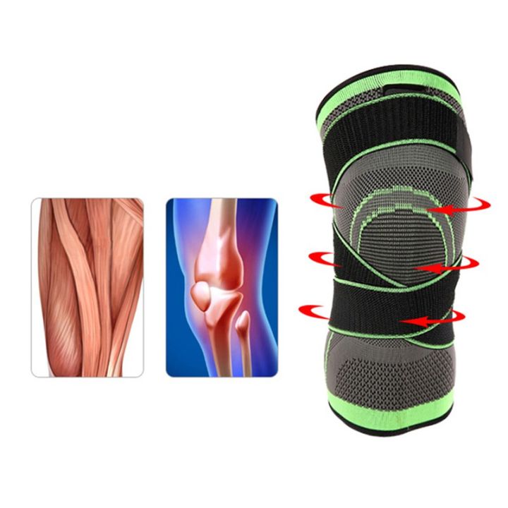 3d-weaving-sport-pressurization-knee-pad-gym-basketball-knee-support-ce