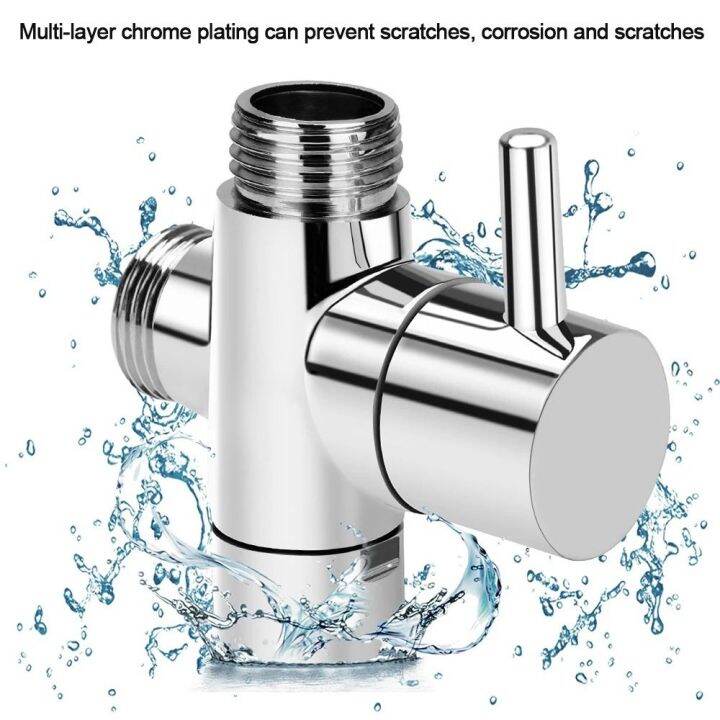 OKDEALS G 1/2 Bathroom Accessories Hand Held Showerhead Shower Diverter