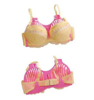 Selected Brassiere drying โครงพลาสติกแขวนชุดชั้นใน ที่แขวนชุดชั้นใน โครงพลาสติกแขวนบรา ไม้แขวนชุดชั้นใน - สีชมพู