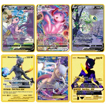 Mew Mewtwo Pokemon Cards, Collection Anime Cards Toys