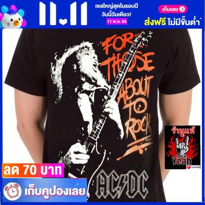 เสื้อวง AC/DC เสื้อร็อค เสื้อทัวร์ เอซี/ดีซี ไซส์ยุโรป RCM432