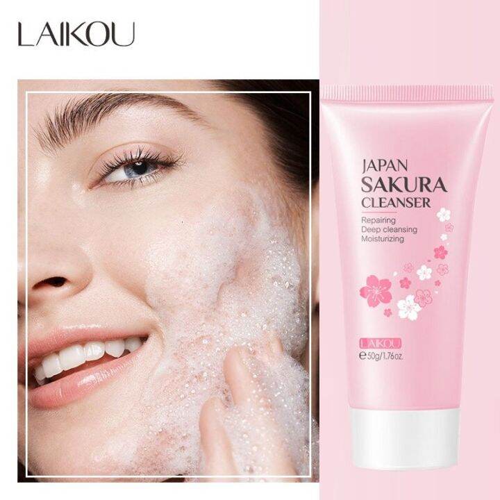 AUTHENTIC jAPAN SAKURA CLEANSER Acne and Pimple care Skin rejuvenating Moisturizing Hydrating