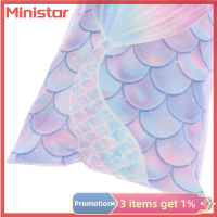 Ministar ถุงถุงใส่ของขวัญสำหรับงานเลี้ยงนางเงือก50ชิ้นลูกกวาดบิสกิตกระเป๋าใส่ของหางนางเงือกสำหรับผลิตภัณฑ์อาบน้ำสำหรับเด็กวันเกิดของแขก