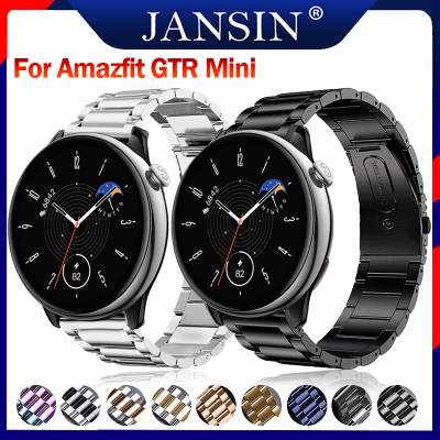 สาย Amazfit GTR Mini สายนาฬิกา สายนาฬิกาข้อมือ สเตนเลส โลหะ สําหรับ amazfit gtr mini อุปกรณ์เสริมสมาร์ทวอทช์ gtr mini smart Watch