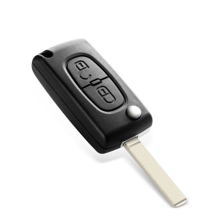 keyyou-2-3-4ปุ่มเคส-kunci-remote-mobil-สำหรับ-peugeot-207-307-308-407-607-807สำหรับ-citroen-c2-c3-c5-c6พลิกเปลือกกุญแจแบบพับ